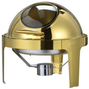 Chafing Dish Rond Coulissant Doré