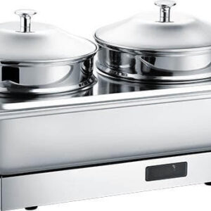 Chafing Dish électrique 2 compartiments