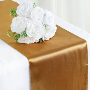 Chemin de Table Satin Or 30X275CM