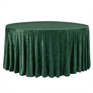 Nappe en velours vert Emmeraude ronde 300 cm