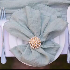 Serviette de Table Vert Sauge (46*46 CM)